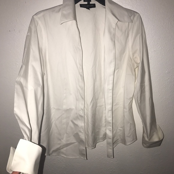Jones New York White Button Down - Picture 2 of 5